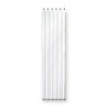 6 BOUGIES LONGUES BLANCHE 15 CM