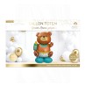 BALLON METALLIQUE TOTEM BABY SHOWER GENDER REVEAL OURS BLEU