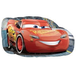BALLON  METALLIQUE  CARS VOITURE FLASH MC QUEEN 76 X 43 CM 