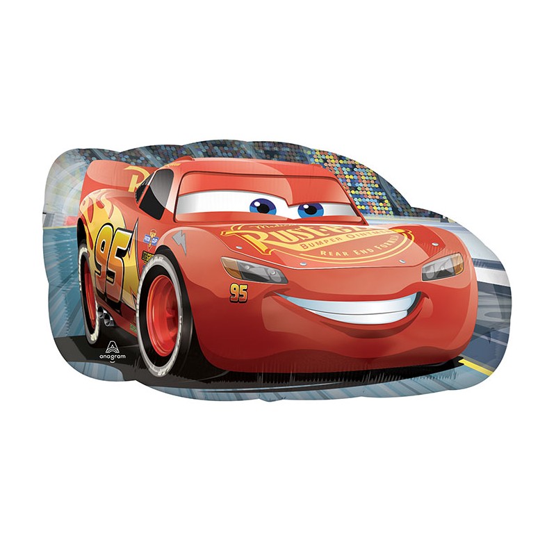 BALLON METALLIQUE CARS VOITURE FLASH MC QUEEN 76 X 43 CM BALLON METALLIQUE CARS VOITURE FLASH MC QUEEN 76 X 43 CM