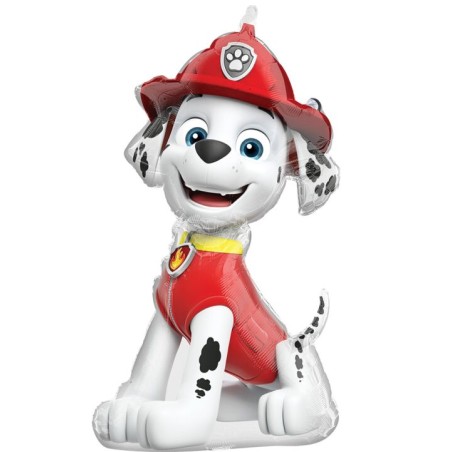 BALLON METALLIQUE PERSONNAGE MARSHALL PAT PATROUILLE 53 X 83 CM