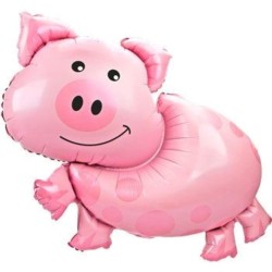 BALLON METALLIQUE COCHON 64 X 89 CM 