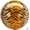 BALLON METALLIQUE ORBZ TIGRE   38 X 40 CM 