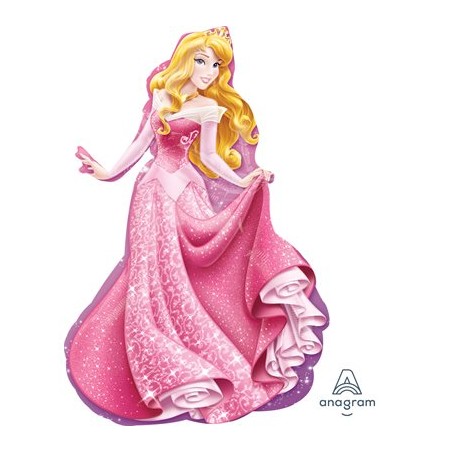 BALLON METALLIQUE PRINCESSE DISNEY AURORE BELLE AU BOIS DORMANT 58X86CM