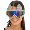 LUNETTES MASQUE DE SKI CHAT AVEC STRASS 