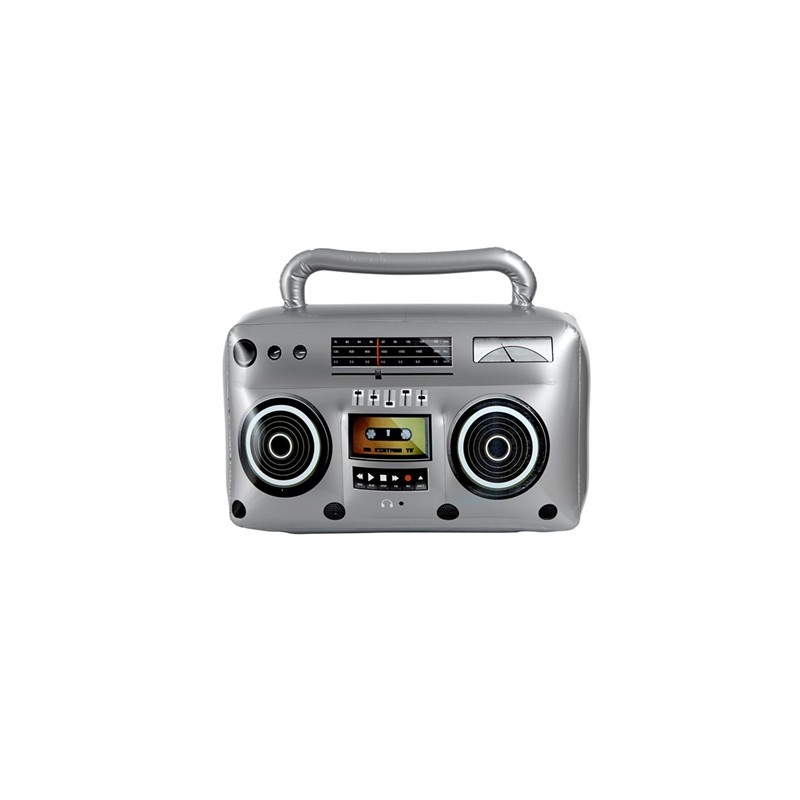 RADIO GONFLABLE ANNEES 80 50 CM RADIO GONFLABLE ANNEES 80 50 CM