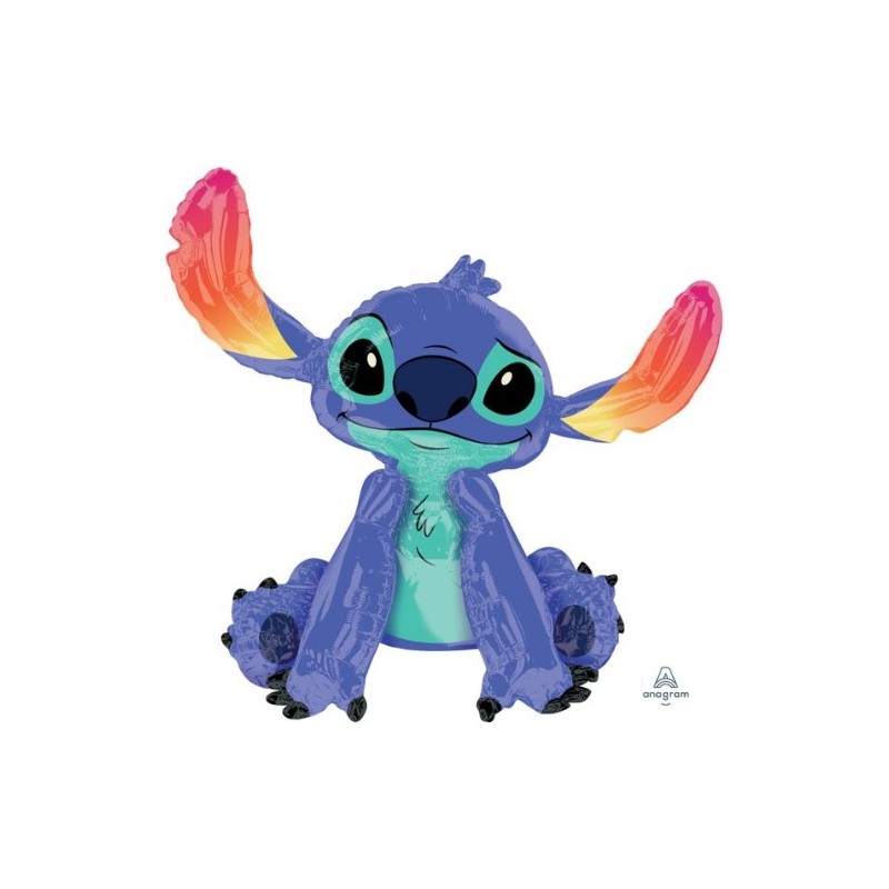 BALLON METALLIQUE STITCH PERSONNAGE AIRWALKER 86 X 96 CM BALLON METALLIQUE STITCH PERSONNAGE AIRWALKER 86 X 96 CM