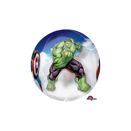 BALLON METALLIQUE ORBZ AVENGER MARVEL 38 X 40 CM