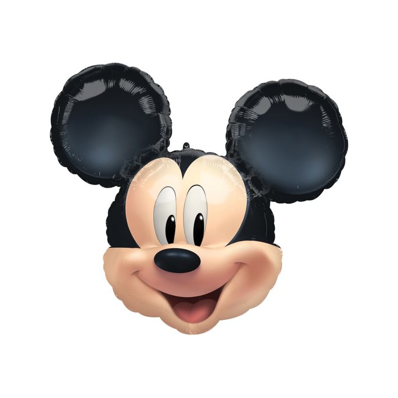 BALLON METALLIQUE TETE DE MICKEY DISNEY 63 X 55 CM BALLON METALLIQUE TETE DE MICKEY DISNEY 63 X 55 CM