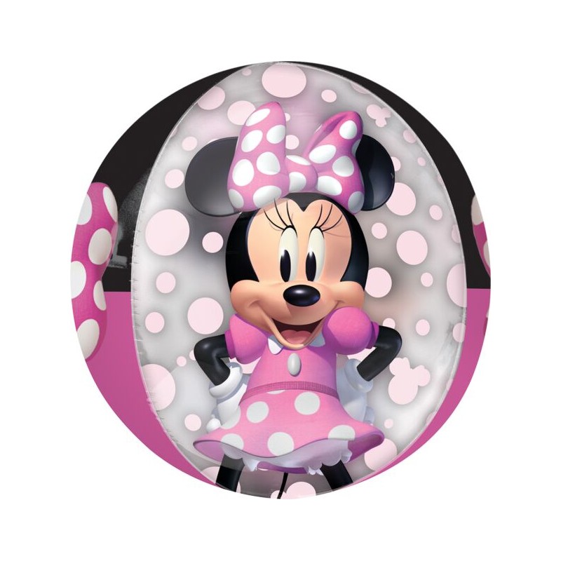BALLON METALLIQUE MINNIE ROSE DISNEY ORBZ 38 X 40 CM BALLON METALLIQUE MINNIE ROSE DISNEY ORBZ 38 X 40 CM