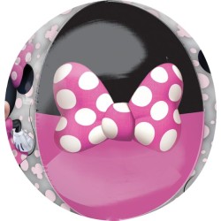 BALLON METALLIQUE MINNIE ROSE DISNEY ORBZ 38 X 40 CM 