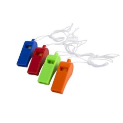 4 SIFFLET S COULEURS ASSORTIS