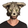 DEMI MASQUE LOUP-GAROU PELUCHE 