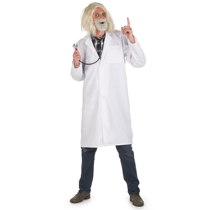 DEGUISEMENT BLOUSE DE MEDECIN SCIENTIFIQUE OU SAVANT BLANCHE TAILLLE M DEGUISEMENT BLOUSE DE MEDECIN SCIENTIFIQUE OU SAVANT BLANCHE TAILLLE M