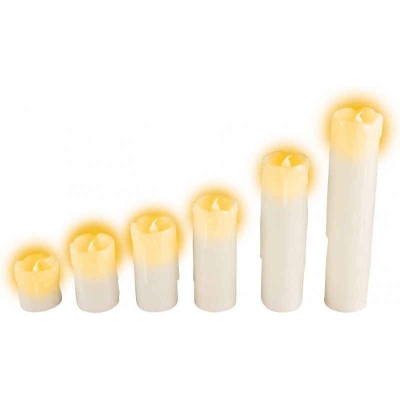 6X BOUGIES CIRE LED 6X BOUGIES CIRE LED