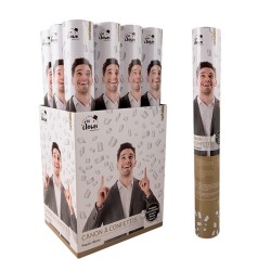 CANON A CONFETTIS BLANC  40 CM 