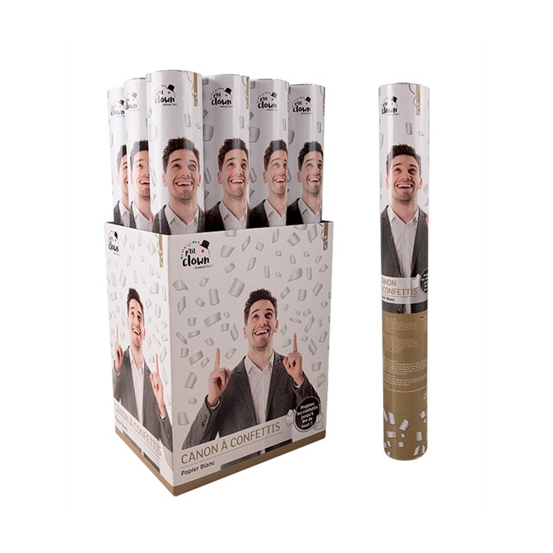 CANON A CONFETTIS BLANC 40 CM CANON A CONFETTIS BLANC 40 CM
