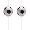 4 PAILLES MEDAILLON  FOOTBALL