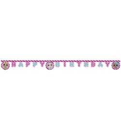 GUIRLANDE HAPPY BIRTHDAY POUPEE LOL 2M 