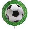 8 ASSIETTES RONDES FOOT 23 CM 