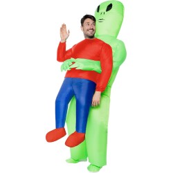 DEGUISEMENT GONFLABLE  D'ALIEN TAILLE UNIQUE 