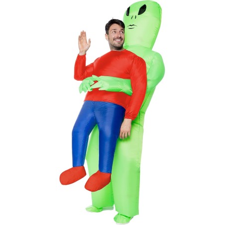 DEGUISEMENT GONFLABLE  D'ALIEN TAILLE UNIQUE 
