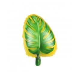 BALLON METALLIQUE FEUILLE VERTE 18"