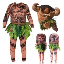 DEGUISEMENT MAUI DANS VAIANA PULL + PANTALON IMPRIME TATOUAGE  TAILLE XL