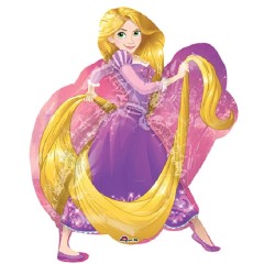 BALLON METALLIQUE RAIPONCE LONGUE CHEVELURE PRINCESSE DISNEY 66 X 78 CM