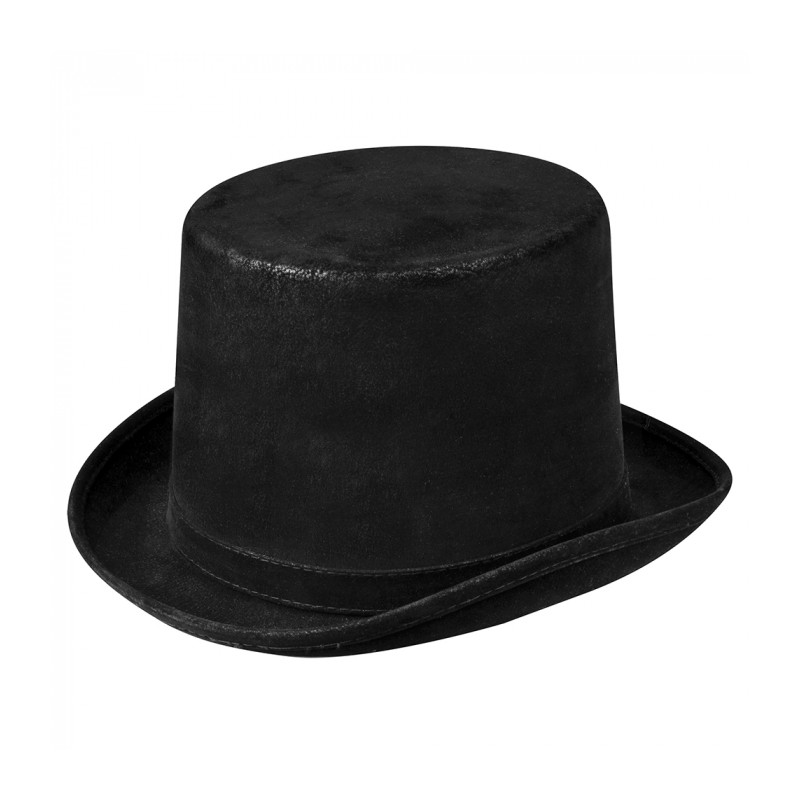 CHAPEAU HAUT DE FORME  NOIR STEAMPUNK 