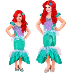 DEGUISEMENT ENFANT SIRENE TAILLE 140 CM 
