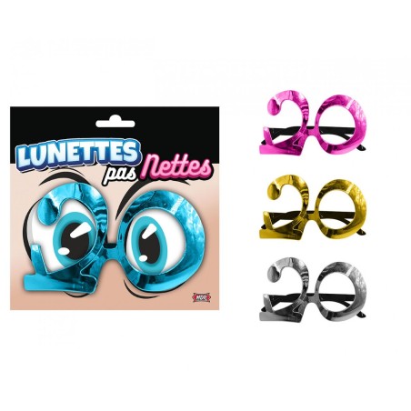 LUNETTES 20 ANS METALLIQUE 