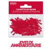CONFETTIS DE TABLE JOYEUX ANNIVERSAIRE ROUGE