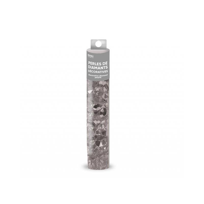 PERLES DE DIAMANT ARGENT