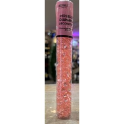 PERLES DE DIAMANT ROSE  CORAIL 