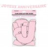 GUIRLANDE JOYEUX ANNIVERSAIRE LETTRES ROSE  6 METRES 