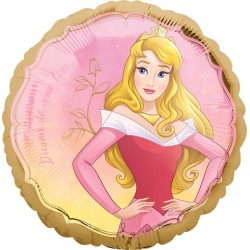 BALLON METALLIQUE ROND PRINCESSE DISNEY AURORE 43 CM 