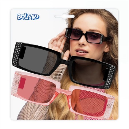 SET 2 LUNETTES PARTY ESCAPE 2 COULEURS 