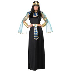 DEGUISEMENT EGYPTIENNE NOIR ET OR ISIS TAILLE 14-16 ANS