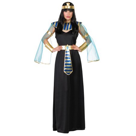 DEGUISEMENT EGYPTIENNE NOIR ET OR ISIS TAILLE 14-16 ANS