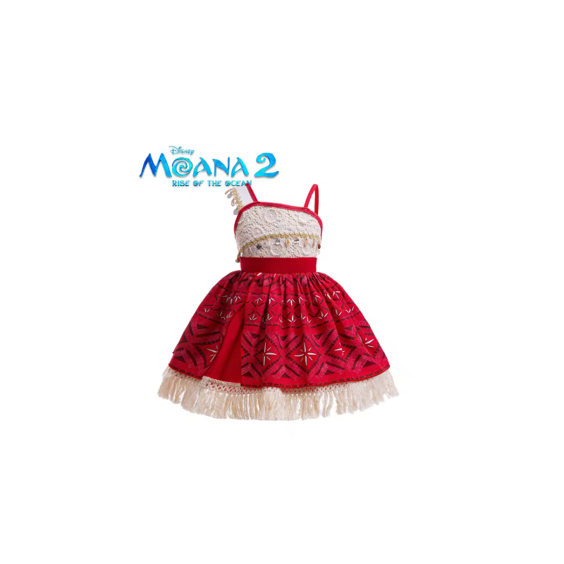 DEGUISEMENT PRINCESSE VAIANA OU MOANA ROBE FILM 2 TAILLE 120 CM DEGUISEMENT PRINCESSE VAIANA OU MOANA ROBE FILM 2 TAILLE 120 CM