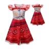 DEGUISEMENT PRINCESSE VAIANA OU MOANA ROBE SIMPLE FILM 2 TAILLE 140 CM