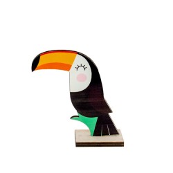 DECORATION DE TABLE TOUCAN 10 X 4 X 10 CM 