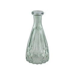 VASE ALEXANDRINE VERRE VERT SAUGE 6.8 CM X 14.5 CM 