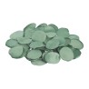 SACHET 50 PETALES DE ROSE SATIN VERT SAUGE 3 CM X 4 CM 