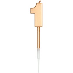 BOUGIE CHIFFRE 1 OR