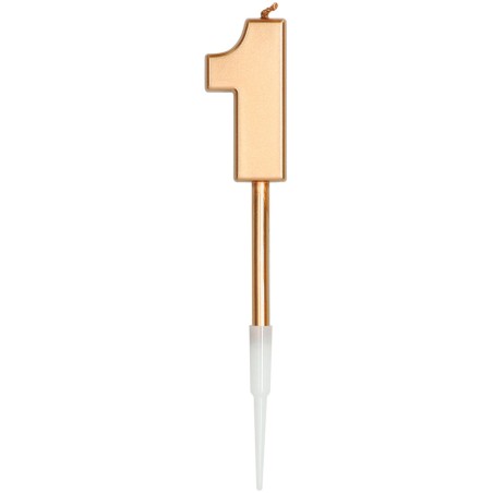 BOUGIE CHIFFRE 1 OR