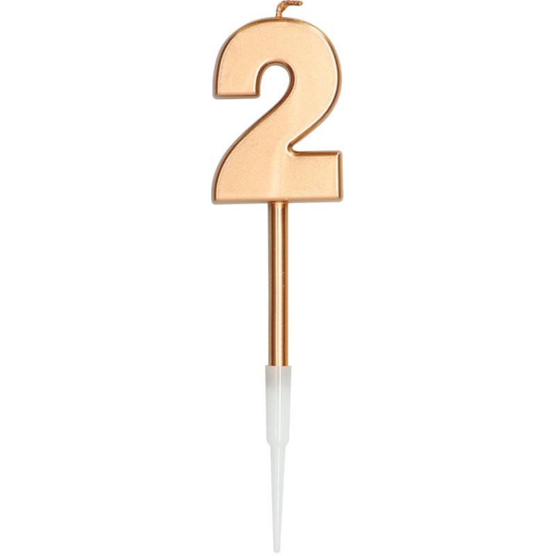 BOUGIE CHIFFRE 2 OR BOUGIE CHIFFRE 2 OR