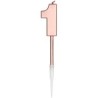 BOUGIE CHIFFRE 1 ROSE GOLD 