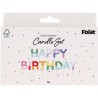 BOUGIE HAPPY BIRTHDAY MULTICOLORE